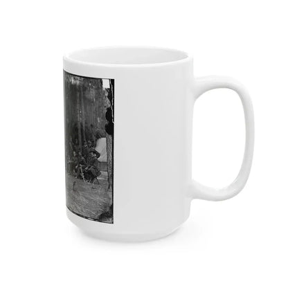 Petersburg, Virginia. Officers Of 114th Pennsylvania Infantry (U.S. Civil War) White Coffee Mug - Go Mug Yourself