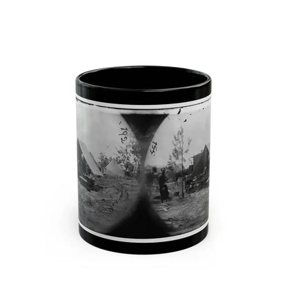 Petersburg, Virginia. Photographers Resting In Camp (U.S. Civil War) Black Coffee Mug 11oz - Go Mug Yourself