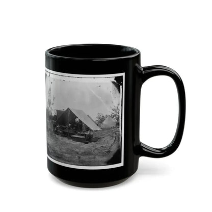 Petersburg, Virginia. Photographers Resting In Camp (U.S. Civil War) Black Coffee Mug - Go Mug Yourself