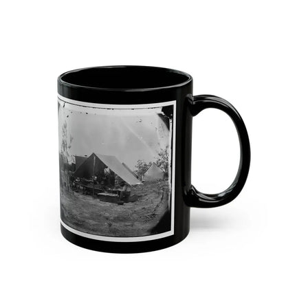 Petersburg, Virginia. Photographers Resting In Camp (U.S. Civil War) Black Coffee Mug - Go Mug Yourself