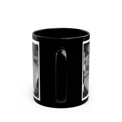 Petersburg, Virginia. Soldier Seated At Table (U.S. Civil War) Black Coffee Mug - Go Mug Yourself