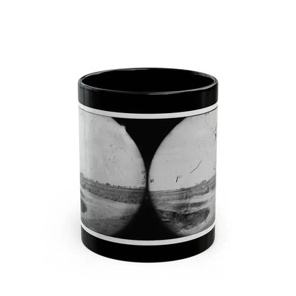 Petersburg, Virginia (Vicinity). Fortifications (U.S. Civil War) Black Coffee Mug 11oz - Go Mug Yourself