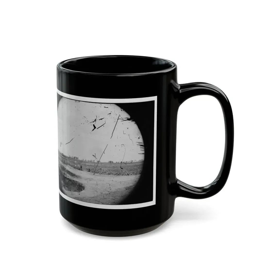 Petersburg, Virginia (Vicinity). Fortifications (U.S. Civil War) Black Coffee Mug - Go Mug Yourself