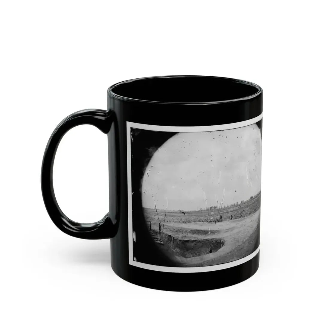 Petersburg, Virginia (Vicinity). Fortifications (U.S. Civil War) Black Coffee Mug - Go Mug Yourself
