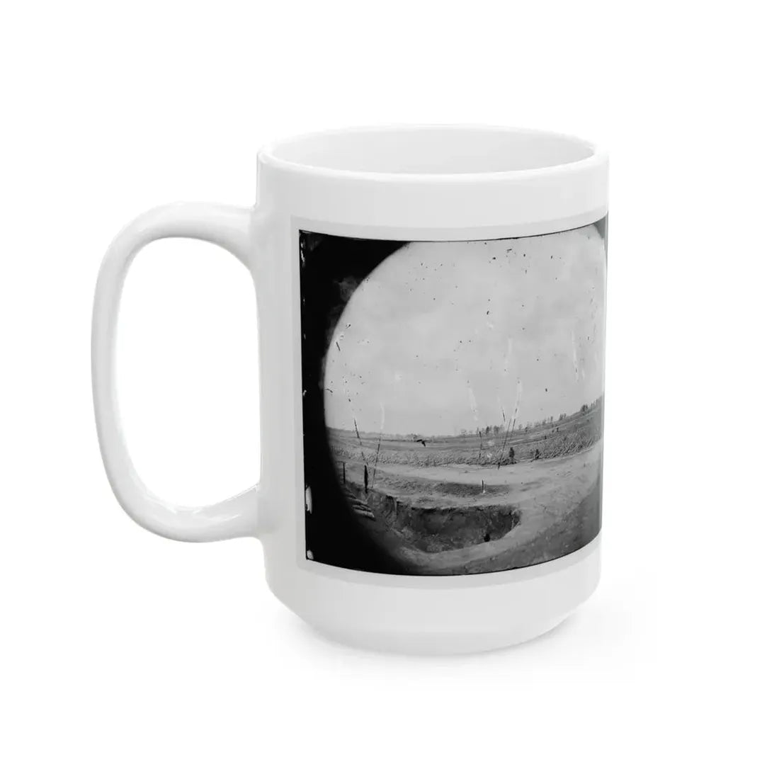 Petersburg, Virginia (Vicinity). Fortifications (U.S. Civil War) White Coffee Mug - Go Mug Yourself