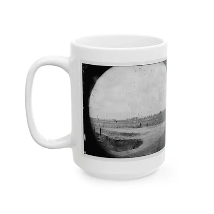 Petersburg, Virginia (Vicinity). Fortifications (U.S. Civil War) White Coffee Mug - Go Mug Yourself