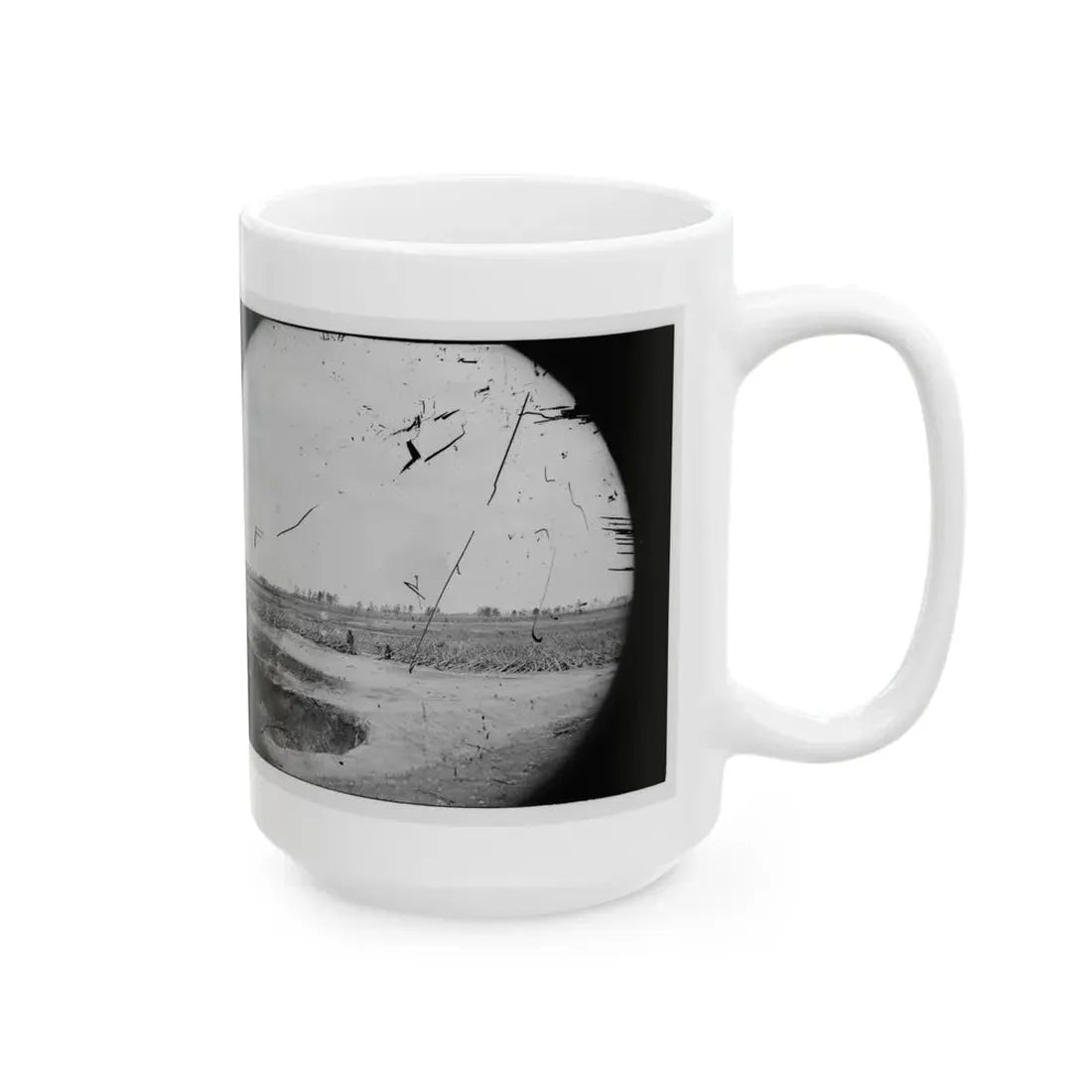 Petersburg, Virginia (Vicinity). Fortifications (U.S. Civil War) White Coffee Mug - Go Mug Yourself
