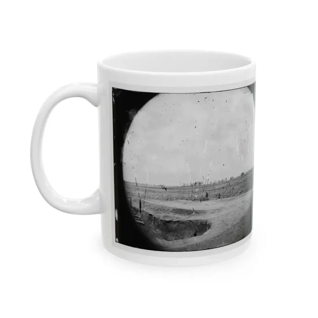 Petersburg, Virginia (Vicinity). Fortifications (U.S. Civil War) White Coffee Mug - Go Mug Yourself
