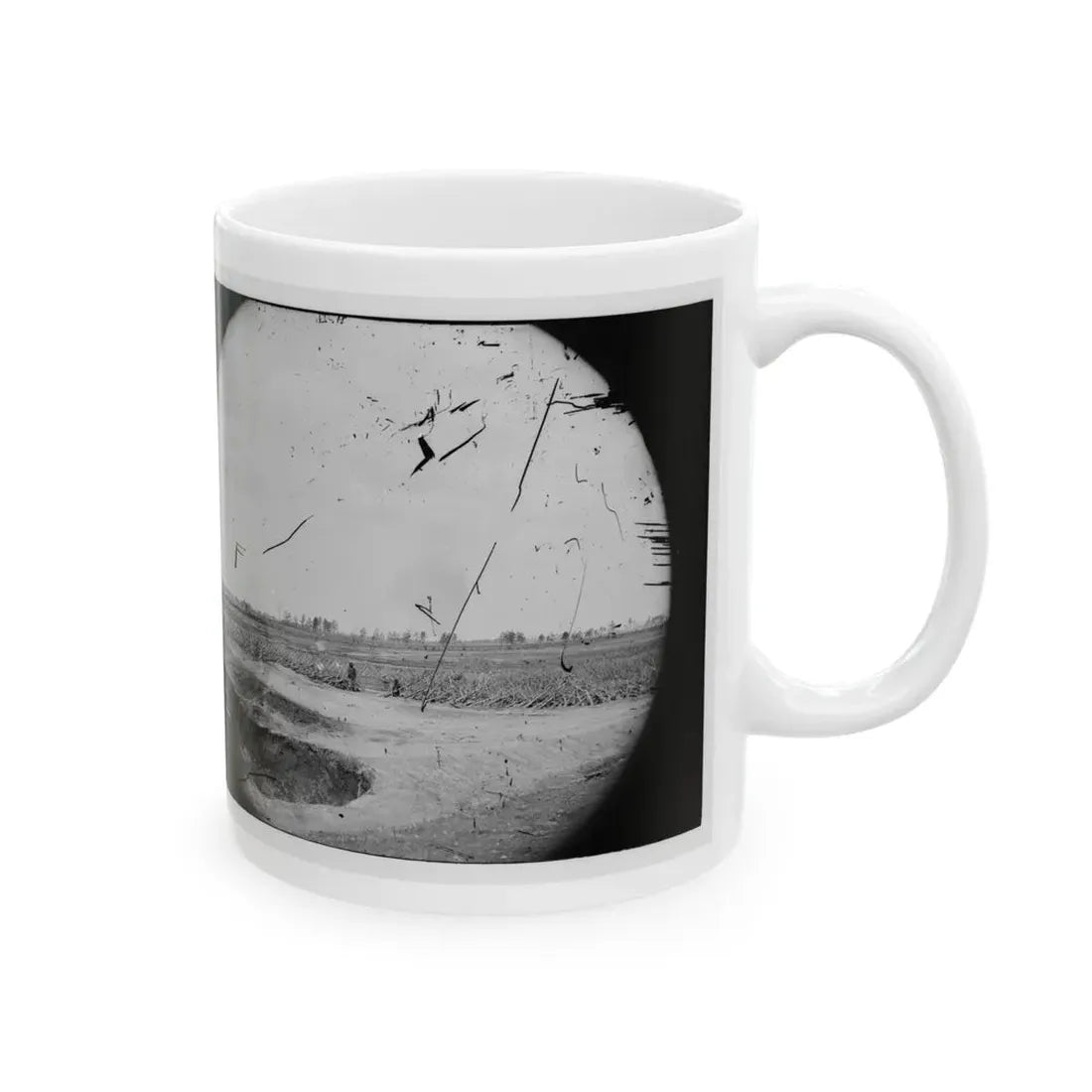 Petersburg, Virginia (Vicinity). Fortifications (U.S. Civil War) White Coffee Mug - Go Mug Yourself