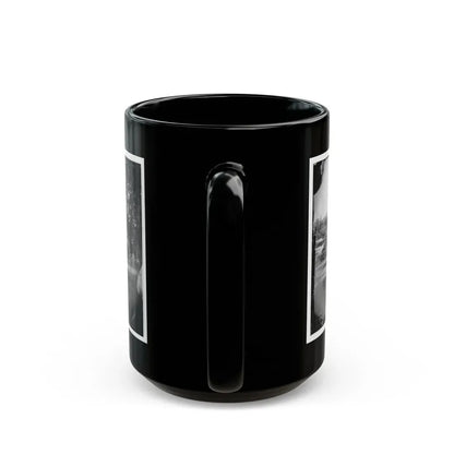 Petersburg, Virginia (Vicinity). View Of James River And Photographic Wagon Of Engineer Corps (U.S. Civil War) Black Coffee Mug - Go Mug Yourself