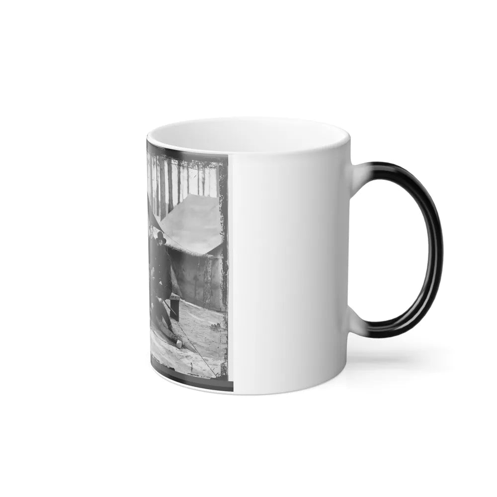 Petersburg, Virginia. Engineers at H.Q., Army of the Potomac (U.S. Civil War) Color Changing Coffee Mug 11oz-Go Mug Yourself