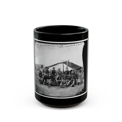 Petersburg, Virginia. Group Of Mechanics Of 1st Division, 9th Army Corps (U.S. Civil War) Black Coffee Mug-15oz-Go Mug Yourself