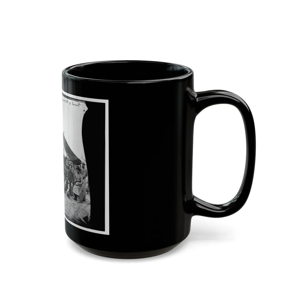 Petersburg, Virginia. Group Of Mechanics Of 1st Division, 9th Army Corps (U.S. Civil War) Black Coffee Mug-Go Mug Yourself