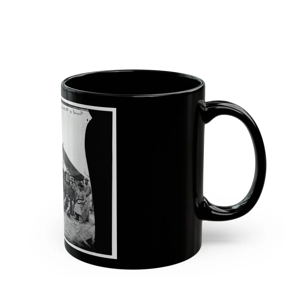 Petersburg, Virginia. Group Of Mechanics Of 1st Division, 9th Army Corps (U.S. Civil War) Black Coffee Mug-Go Mug Yourself