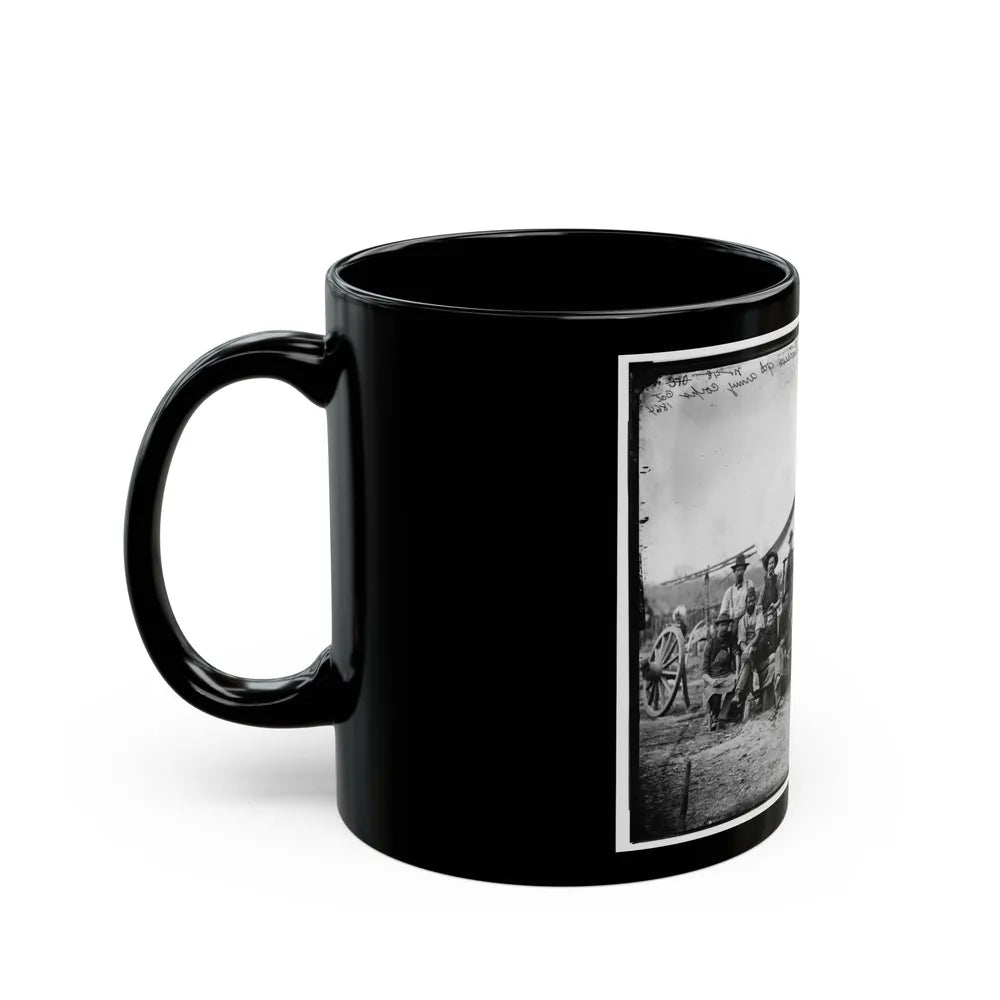 Petersburg, Virginia. Group Of Mechanics Of 1st Division, 9th Army Corps (U.S. Civil War) Black Coffee Mug-Go Mug Yourself