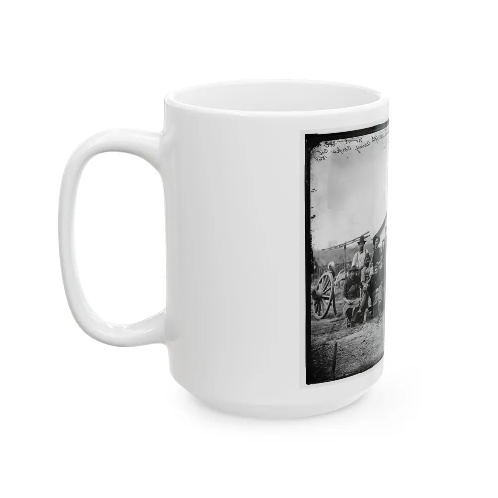 Petersburg, Virginia. Group Of Mechanics Of 1st Division, 9th Army Corps (U.S. Civil War) White Coffee Mug-Go Mug Yourself