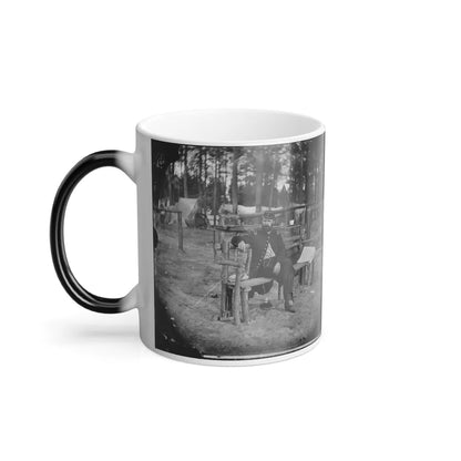 Petersburg, Virginia. Officer Seated 001 (U.S. Civil War) Color Changing Coffee Mug 11oz-Go Mug Yourself