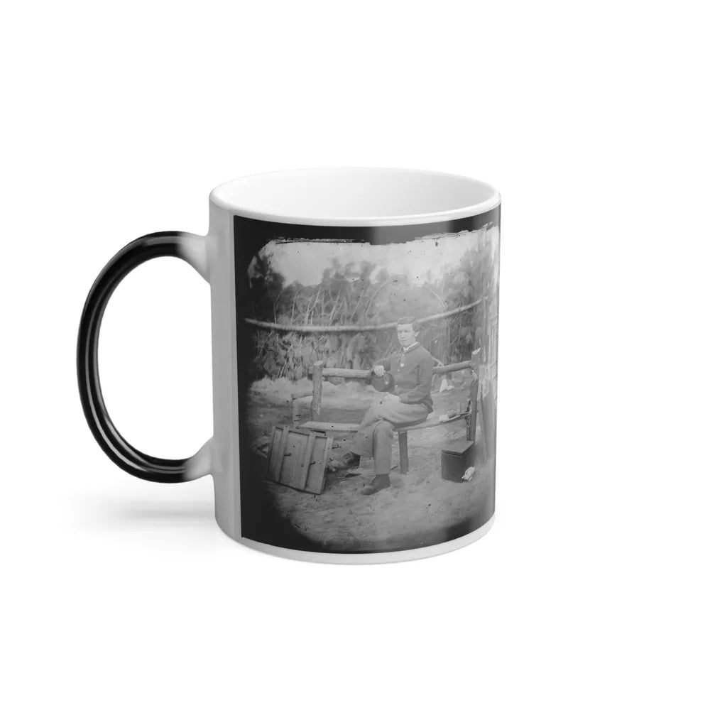 Petersburg, Virginia. Officer Seated (U.S. Civil War) Color Changing Coffee Mug 11oz-Go Mug Yourself