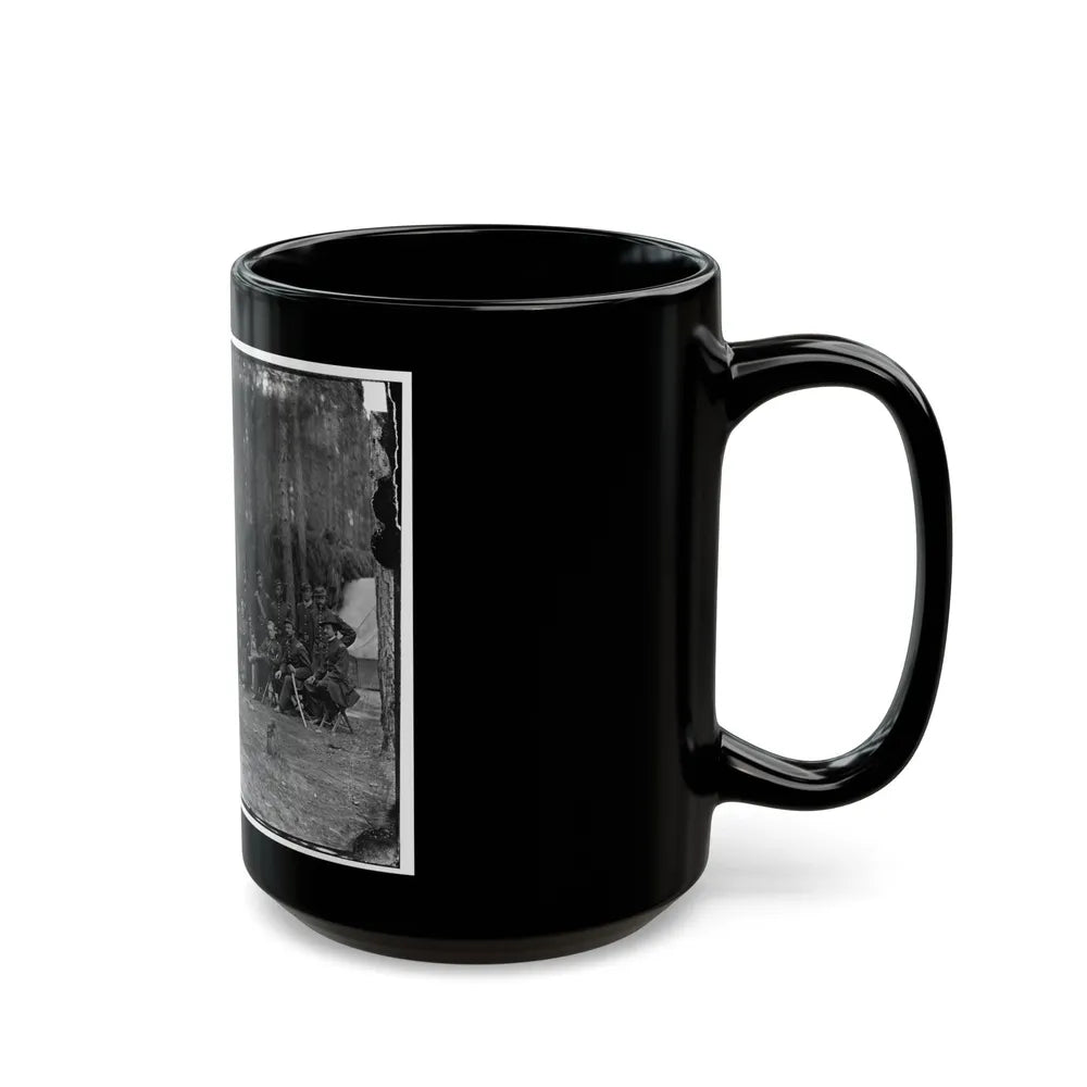 Petersburg, Virginia. Officers Of 114th Pennsylvania Infantry (U.S. Civil War) Black Coffee Mug-Go Mug Yourself