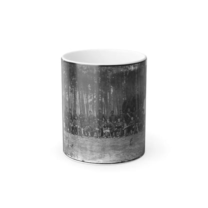 Petersburg, Virginia. Officers of 114Th Pennsylvania Infantry (U.S. Civil War) Color Changing Coffee Mug 11oz-11oz-Go Mug Yourself