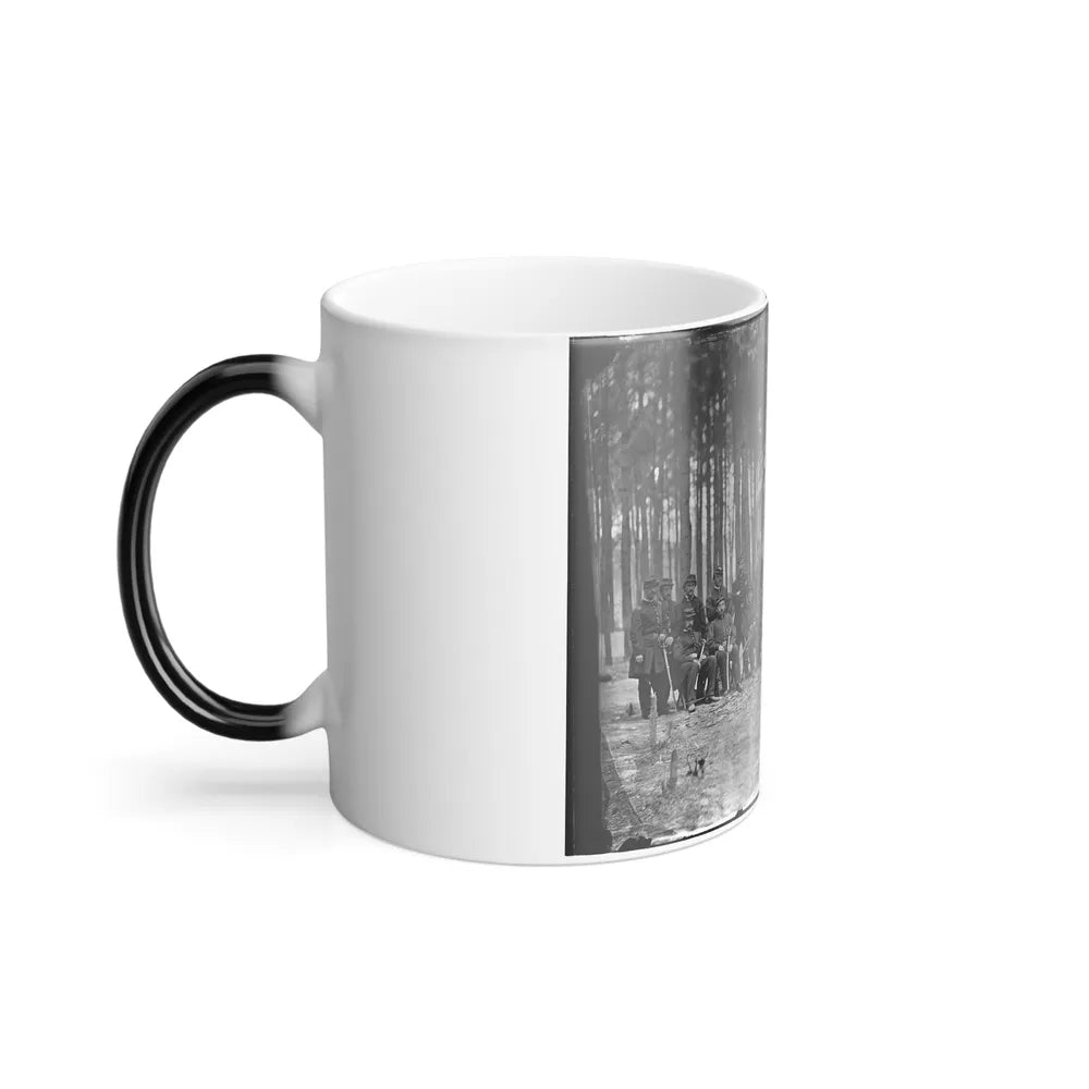 Petersburg, Virginia. Officers of 114Th Pennsylvania Infantry (U.S. Civil War) Color Changing Coffee Mug 11oz-Go Mug Yourself