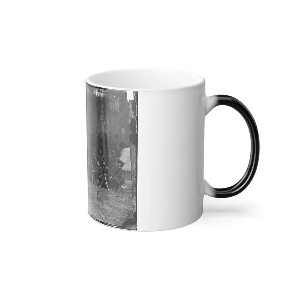 Petersburg, Virginia. Officers of 114Th Pennsylvania Infantry (U.S. Civil War) Color Changing Coffee Mug 11oz-Go Mug Yourself