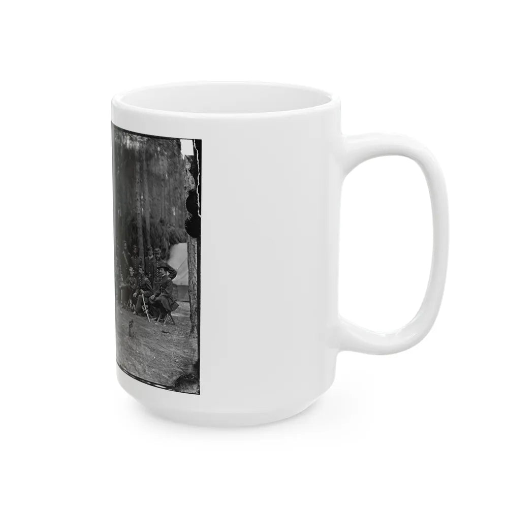 Petersburg, Virginia. Officers Of 114th Pennsylvania Infantry (U.S. Civil War) White Coffee Mug-Go Mug Yourself