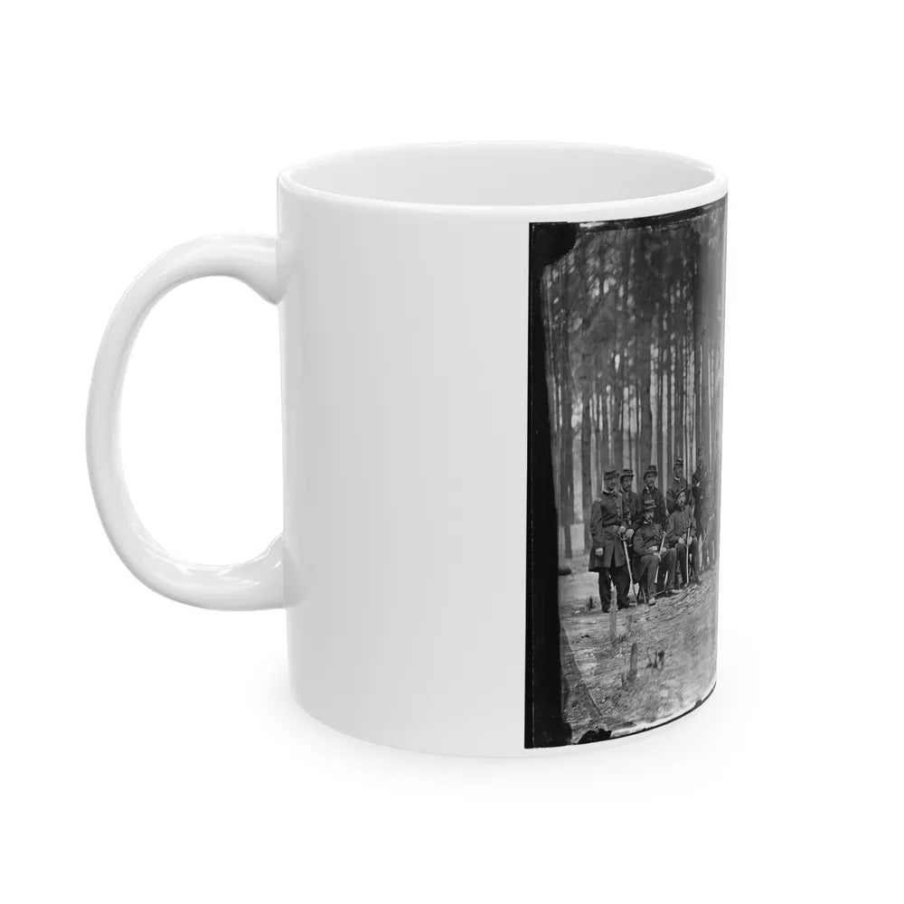 Petersburg, Virginia. Officers Of 114th Pennsylvania Infantry (U.S. Civil War) White Coffee Mug-Go Mug Yourself