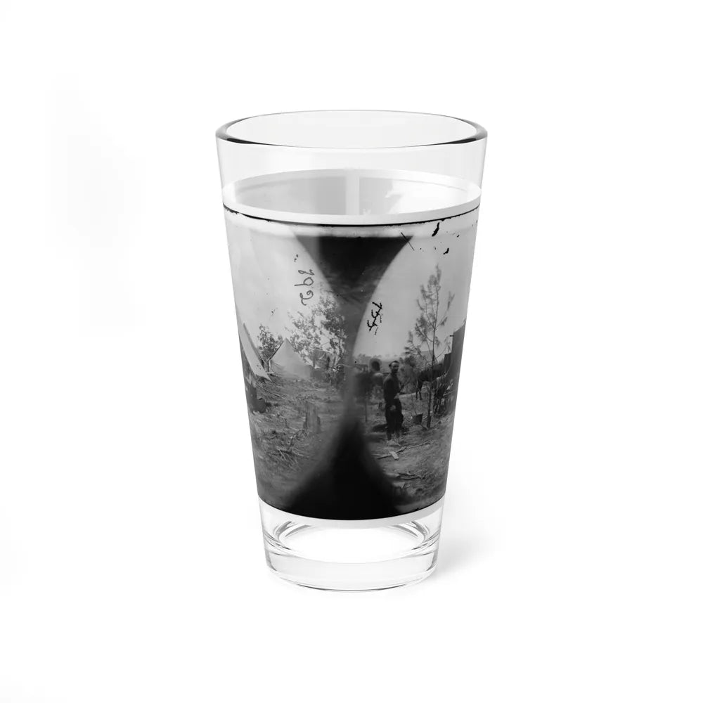 Petersburg, Virginia. Photographers Resting In Camp (U.S. Civil War) Pint Glass 16oz-16oz-Go Mug Yourself