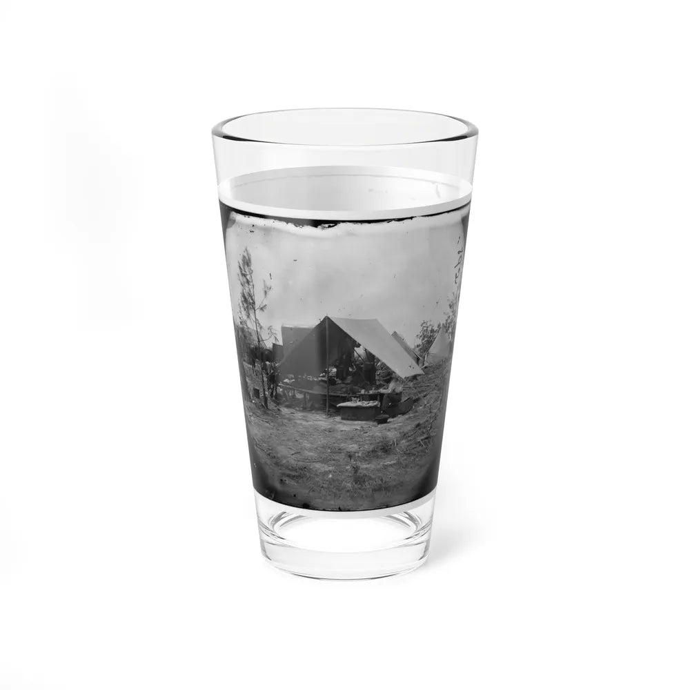 Petersburg, Virginia. Photographers Resting In Camp (U.S. Civil War) Pint Glass 16oz-Go Mug Yourself