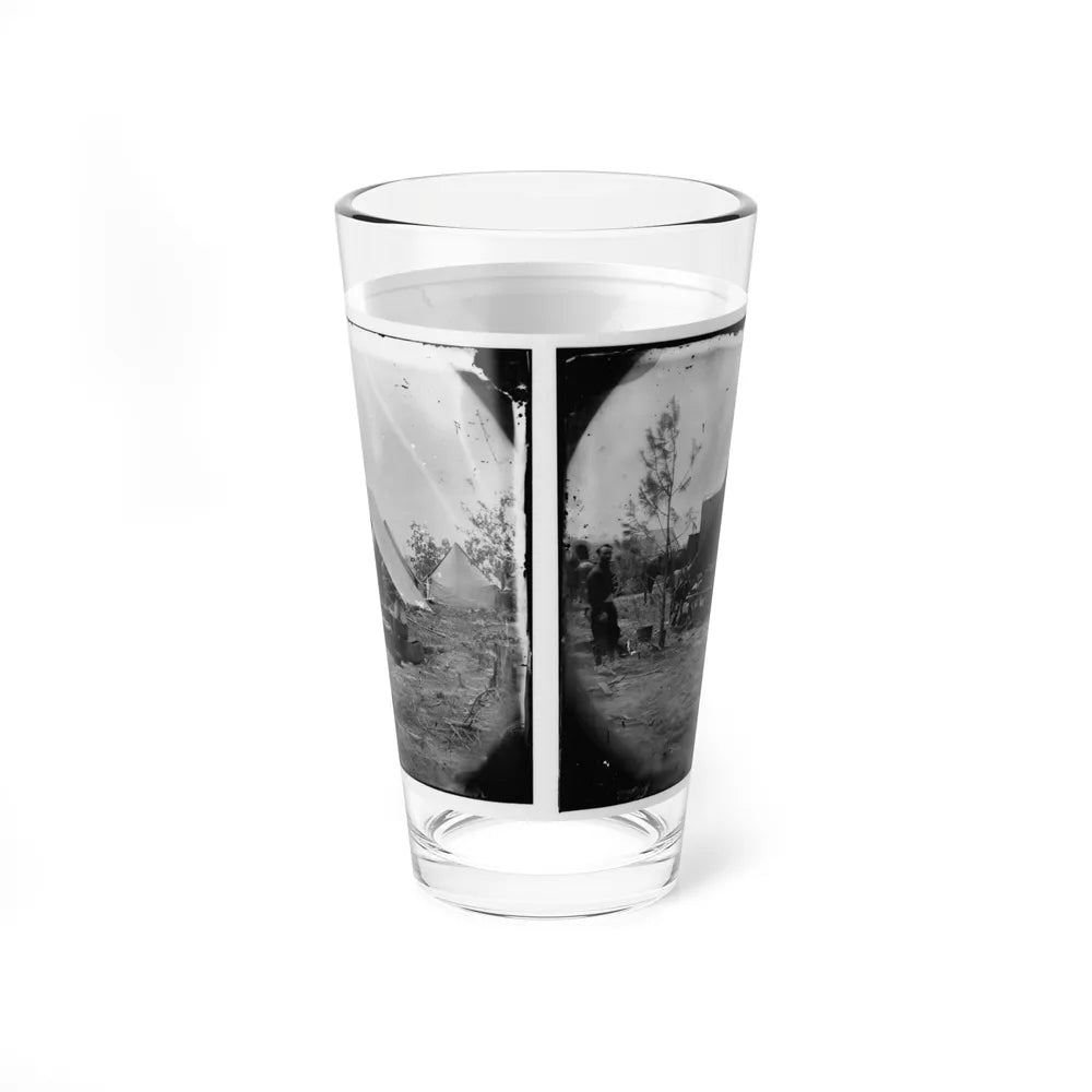 Petersburg, Virginia. Photographers Resting In Camp (U.S. Civil War) Pint Glass 16oz-Go Mug Yourself