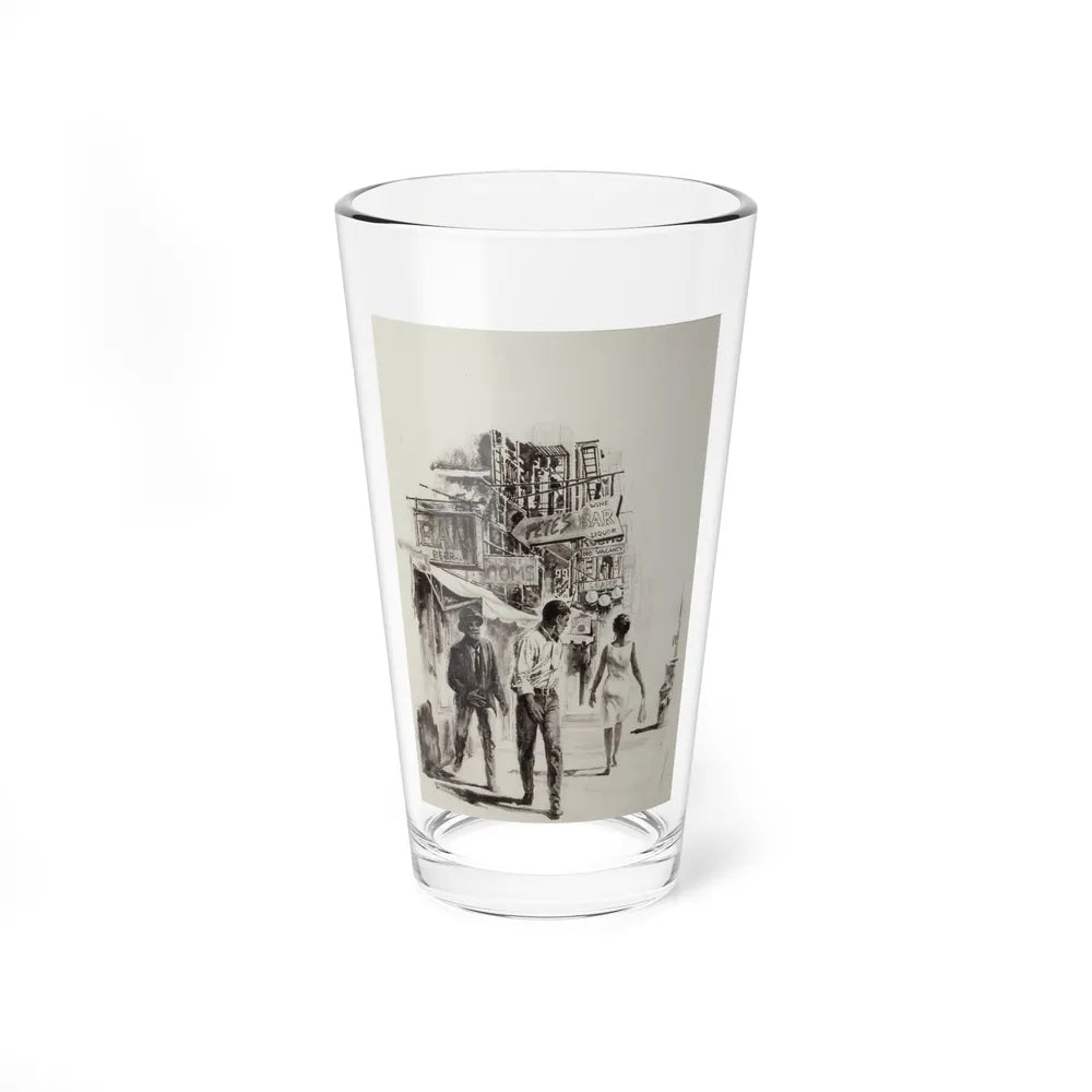 Pete's Bar (Magazine Illustration) Pint Glass 16oz-16oz-Go Mug Yourself