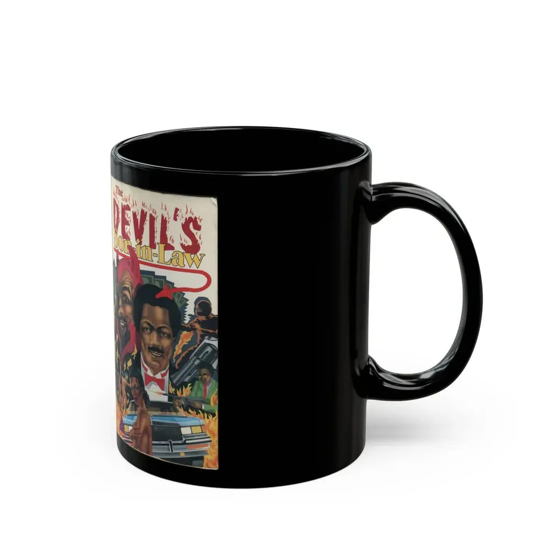 PETEY WHEATSTRAW AKA THE DEVIL'S SON IN LAW (VHS COVER) - Black Coffee Mug - Go Mug Yourself