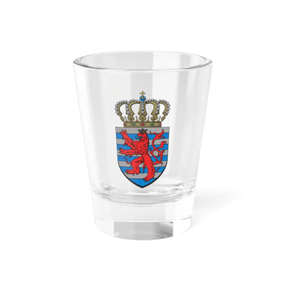 Petites armoiries du Grand-Duché de Luxembourg (Luxembourg) (Coat of Arms) Shot Glass 1.5oz 1.5oz - Go Mug Yourself