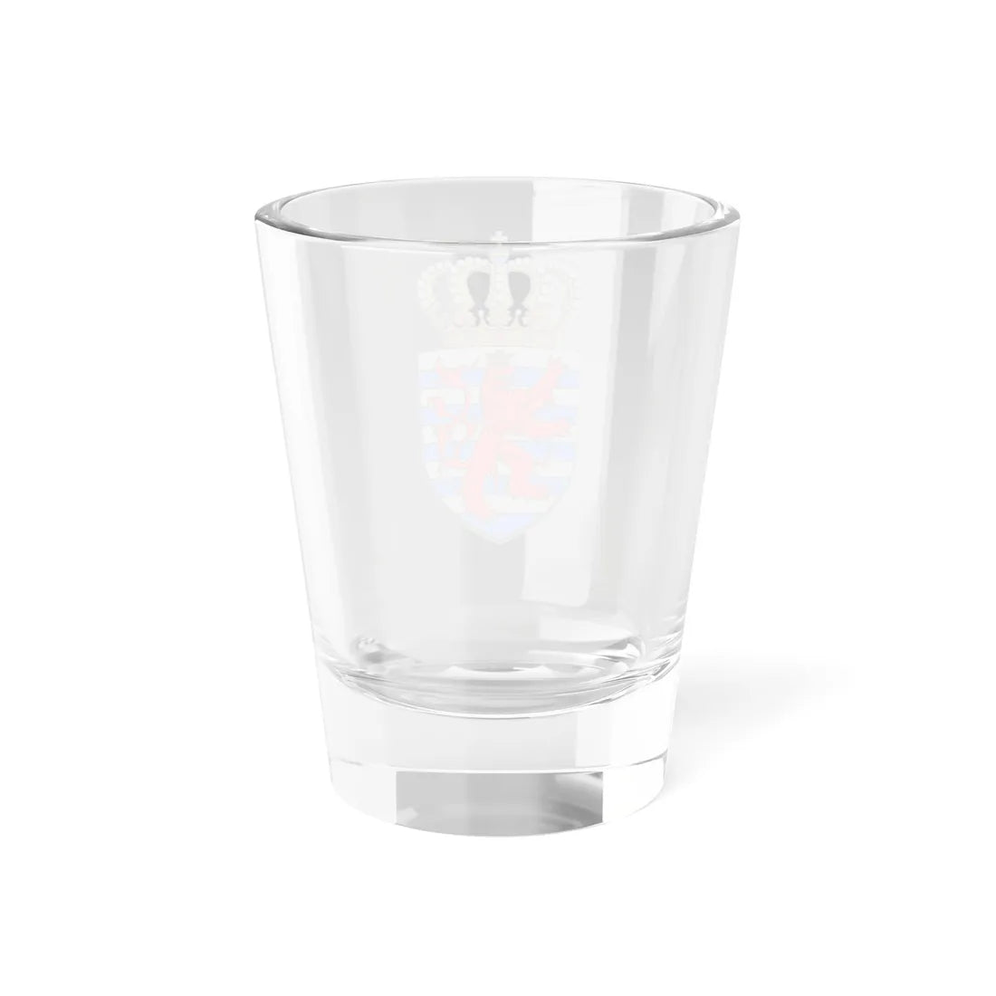 Petites armoiries du Grand-Duché de Luxembourg (Luxembourg) (Coat of Arms) Shot Glass 1.5oz - Go Mug Yourself