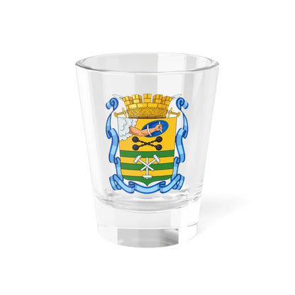 Petrozavodsk Middle Coat of Arms (Russia) (Coat of Arms) Shot Glass 1.5oz 1.5oz - Go Mug Yourself