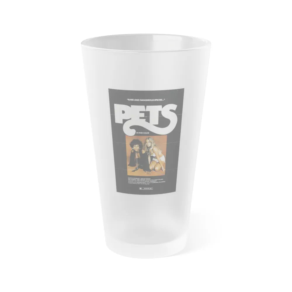 PETS (3) 1974 Movie Poster - Frosted Pint Glass 16oz-Go Mug Yourself