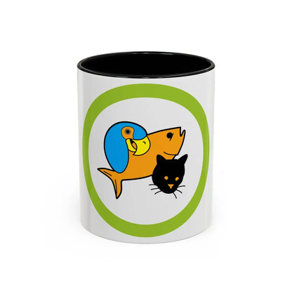 Pets (Boy Scout Merit Badge) Accent Coffee Mug-11oz-Black-Go Mug Yourself