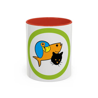 Pets (Boy Scout Merit Badge) Accent Coffee Mug 11oz Red - Go Mug Yourself