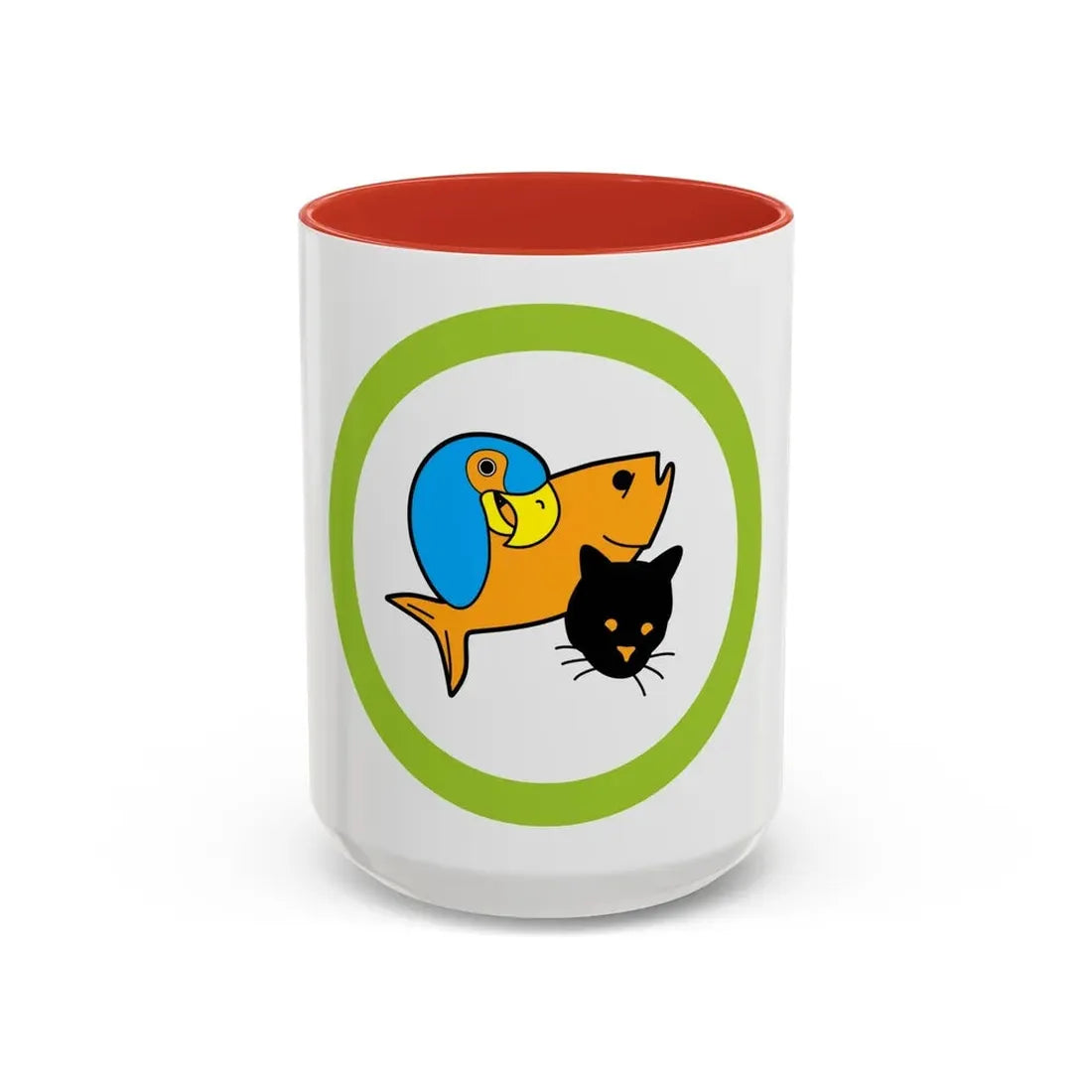 Pets (Boy Scout Merit Badge) Accent Coffee Mug 15oz Red - Go Mug Yourself