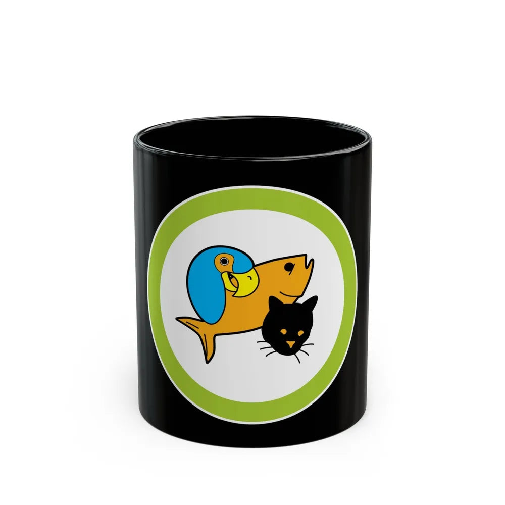 Pets (Boy Scout Merit Badge) Black Coffee Mug-11oz-Go Mug Yourself