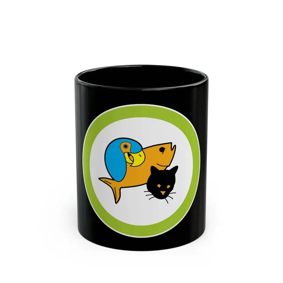 Pets (Boy Scout Merit Badge) Black Coffee Mug 11oz - Go Mug Yourself