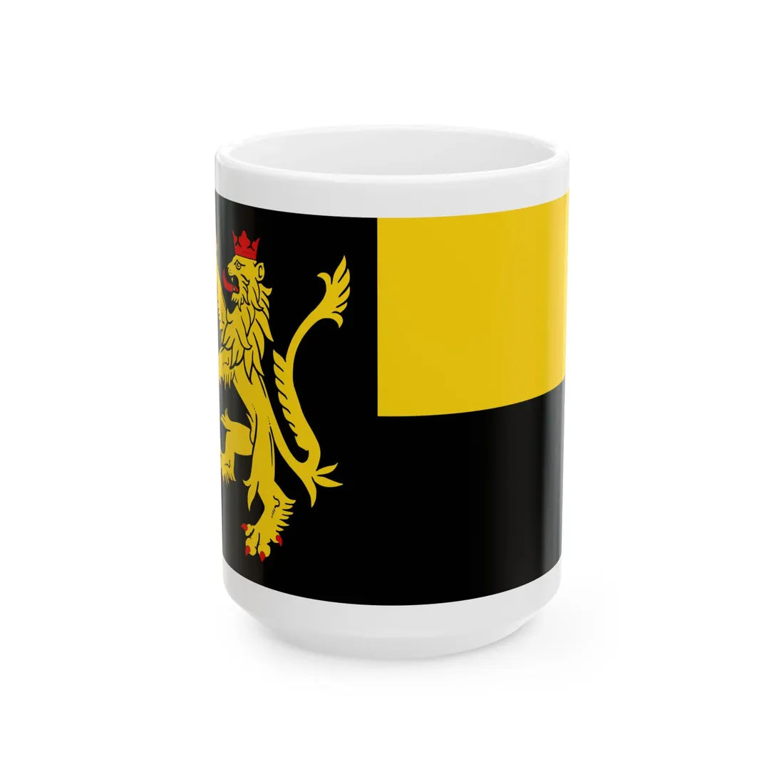 Pfalzfahne (Germany) White Coffee Mug 15oz - Go Mug Yourself