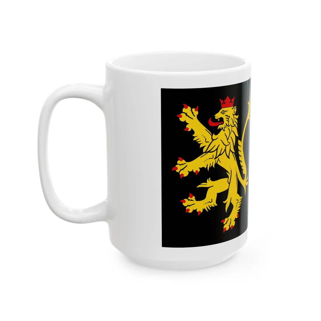 Pfalzfahne (Germany) White Coffee Mug - Go Mug Yourself