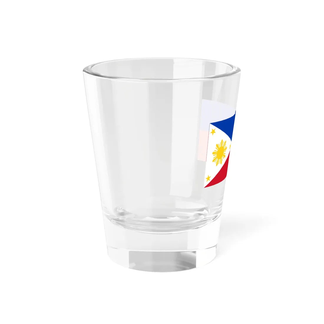 PH flag 9 Rays (Philippines) Shot Glass 1.5oz - Go Mug Yourself
