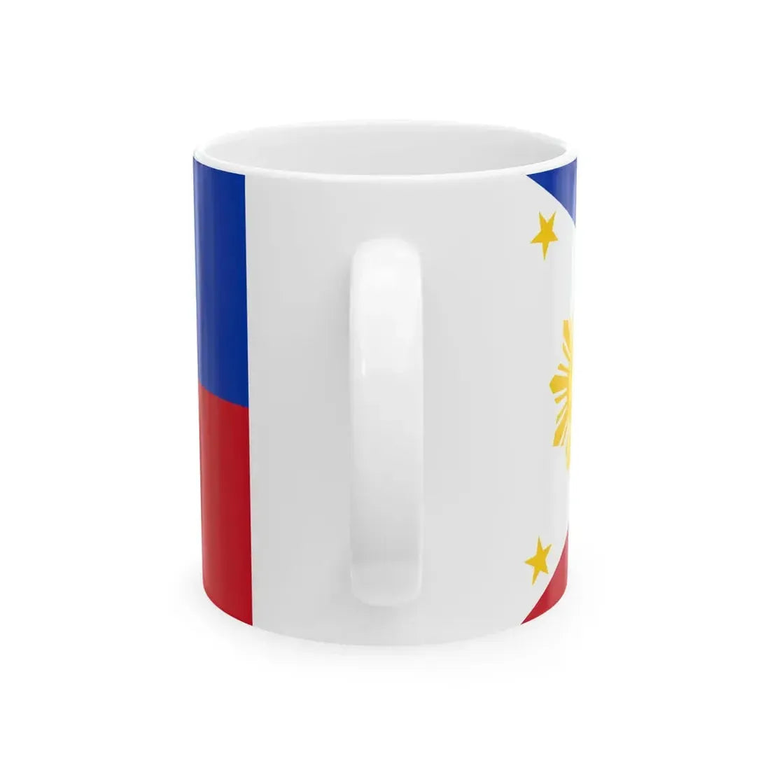 PH flag 9 Rays (Philippines) White Coffee Mug - Go Mug Yourself
