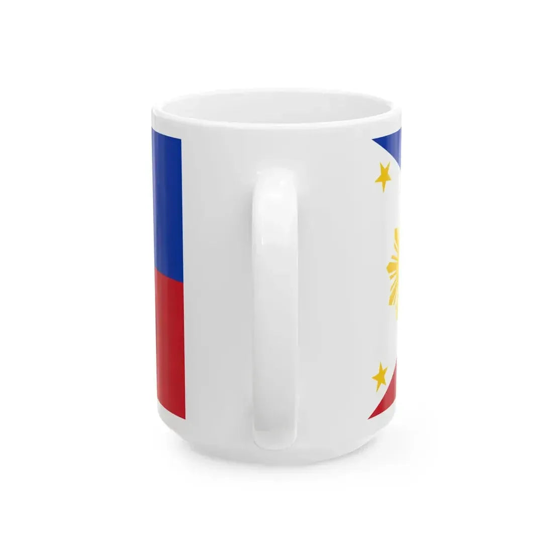 PH flag 9 Rays (Philippines) White Coffee Mug - Go Mug Yourself