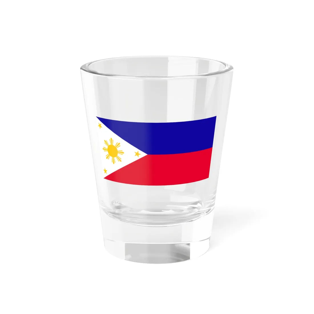 PH-flag (Philippines) Shot Glass 1.5oz 1.5oz - Go Mug Yourself