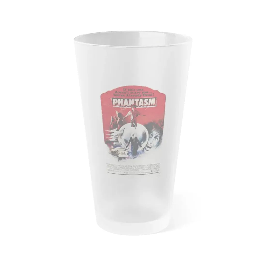 PHANTASM 1979 Movie Poster - Frosted Pint Glass 16oz 16oz Frosted - Go Mug Yourself