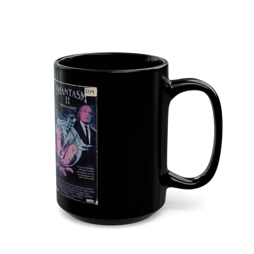 PHANTASM 2 (VHS COVER) - Black Coffee Mug-Go Mug Yourself